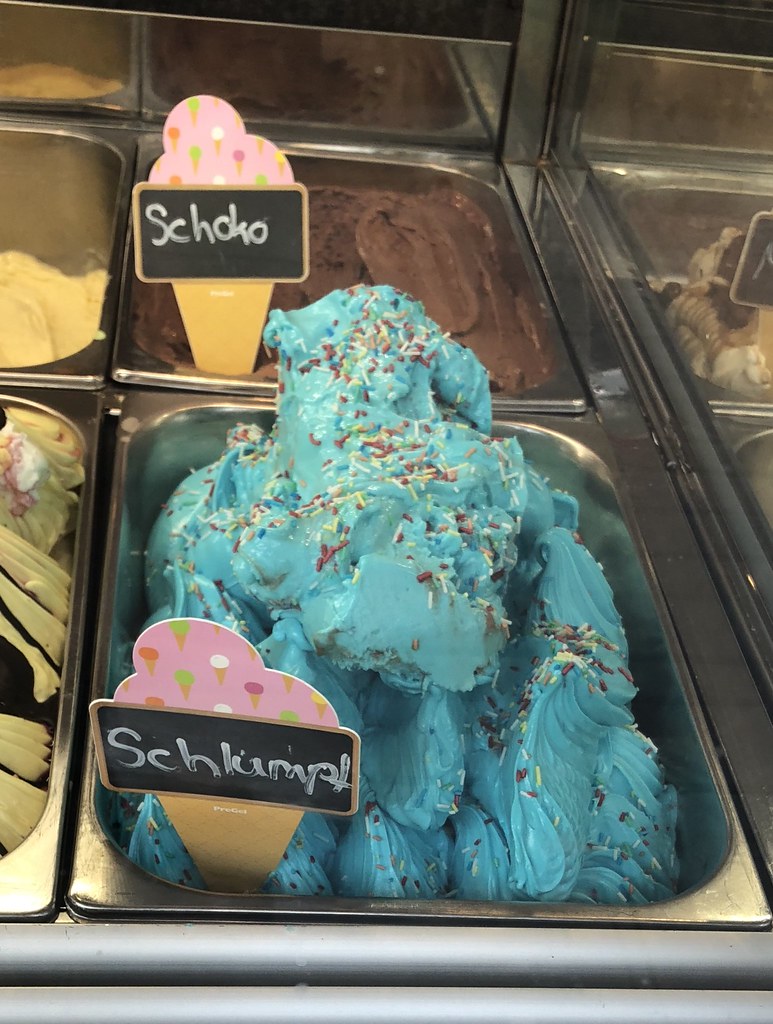 Schlumpf Schlümpfe === 2.0053 === 2 x Eis ice cream smurf