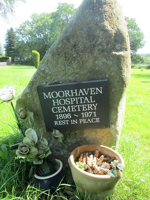 Moorhaven Hospital Cemetery Plaque