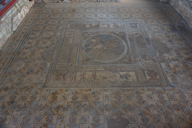 Mosaic, Casa dos repuxos, Conimbriga: Domus de les fonts (House of Fountains)