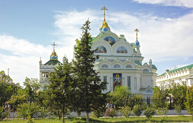 Crimea. Church of St. Catherine in the Feodosia