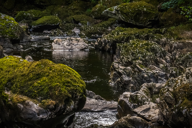 Rocks and river