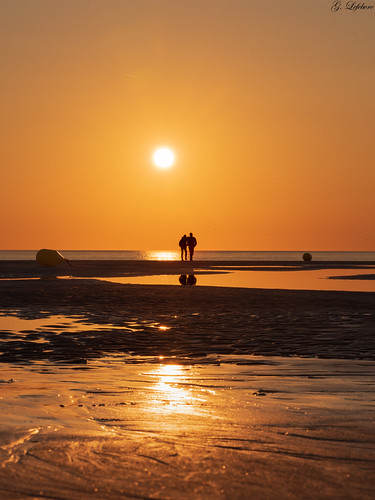 sunset by Guillaume7762, sunset coucherdesoleil berck cotedopale