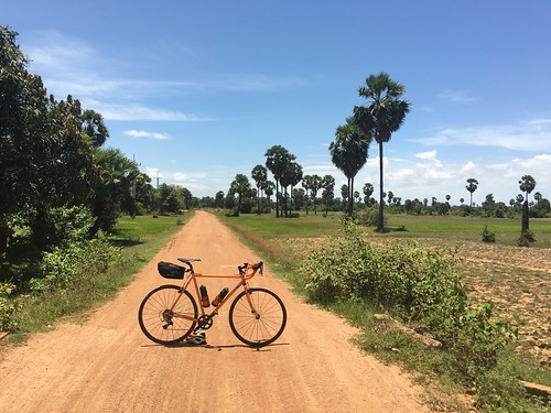 kingdomofcambodia cambodia kampongspeuprovince kampongspeu samraongtongdistrict samraongtong bicycle cycling surly crosscheck sugarpalms road ខេត្តកំពង់ស្ កម្ពុជា