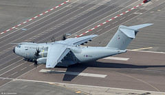 Royal Air Force Airbus Military A400M Atlas C1 ZM408 departing RAF Gibraltar