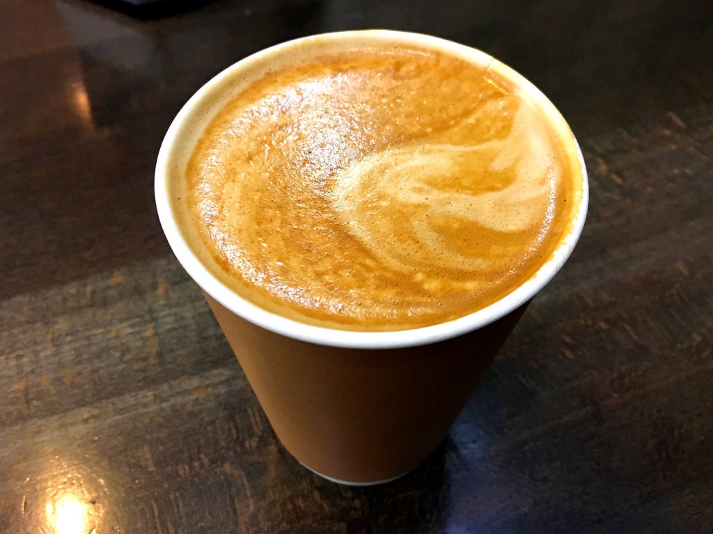 Flat White, an Australian classic coffee beverage