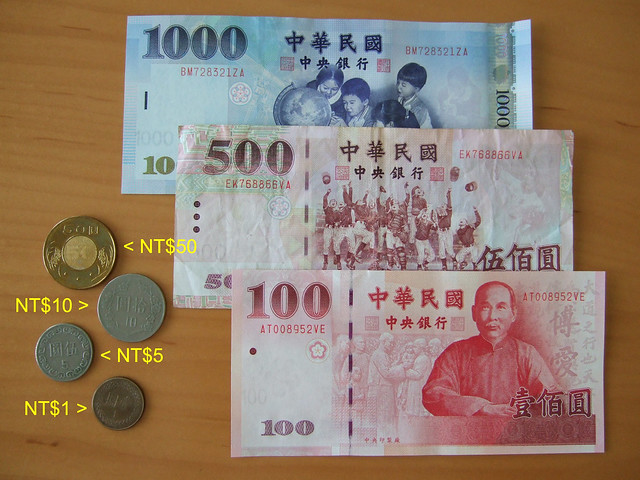 Taiwan currency 新台幣