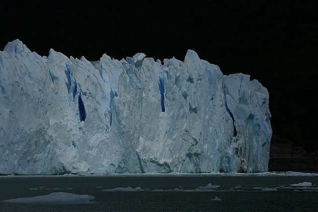 Blue on Black - Perito Moreno Glacier - Los Glaciares National Park - Patagonia - Argentina