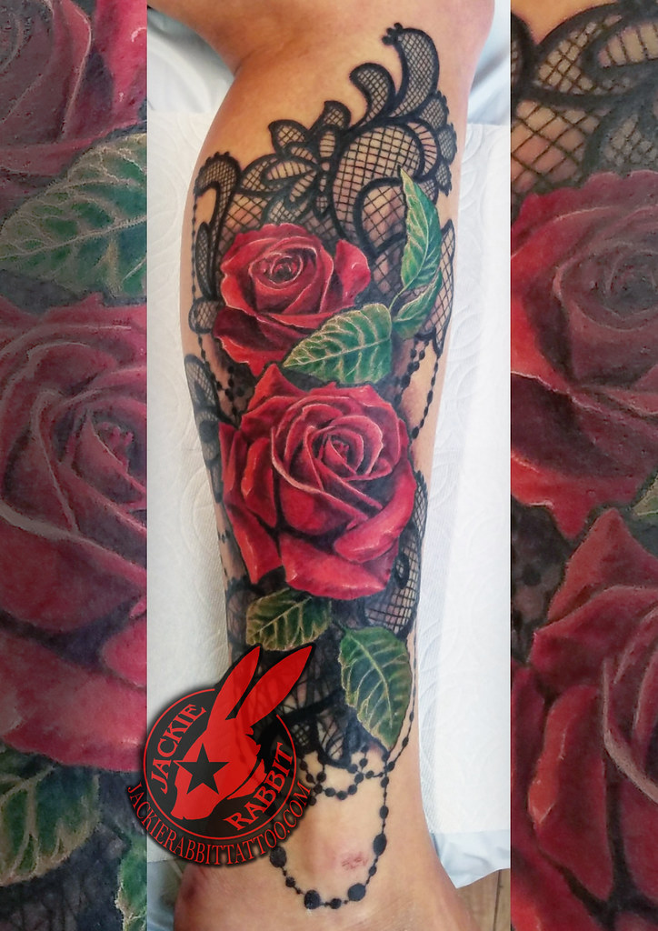 Share more than 77 rose lace tattoo latest - in.eteachers
