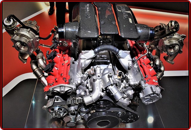 Paris Motor Show 2018, October 2018: The Ferrari motor