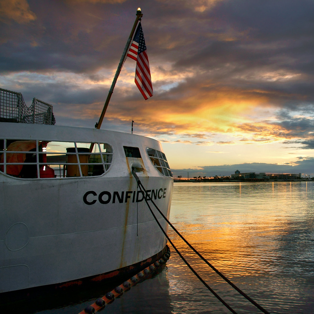 U.S. Coast Guard Cutter Confidence at sunset. | Port Canaver… | Flickr