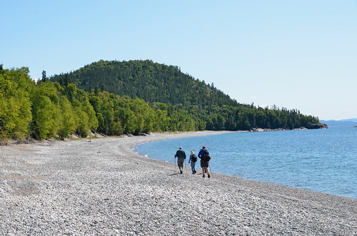 Lake Superior Park - at the Lake with freinds Orphan Lake trail