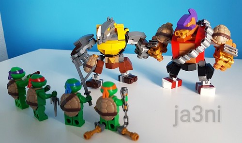 Lego TMNT vs Bebop and Rocksteady