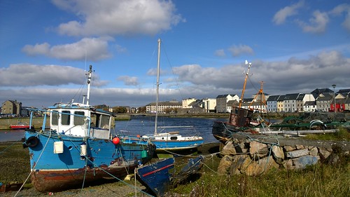 lumia1020 cameraphone boat quay galway ireland decay sunshine pier blue