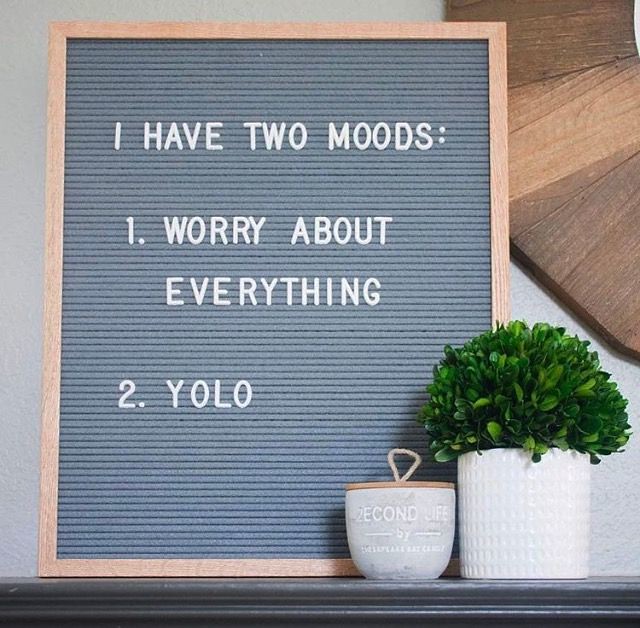 Funny Quotes : I have two moods: worry about everything an… | Flickr