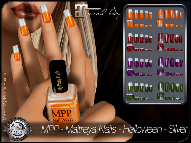 MPP Maitreya Nails - Halloween Silver