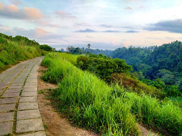 Early morning at Campuran Ridge Walk Ubud 🌿  Tips:   1. Visit early morning around 5 - 5:30 to have this breathtaking view just for yourself.  2. Wear comfortable shoes or sandals.  3. If you are visiting during the day, don't forget to bring, water