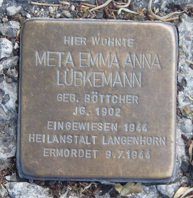 META EMMA ANNA LÜBKEMANN (GEBORENE BÖTTCHER) * 1902 Püttenhorst 82 (Bergedorf, Bergedorf)