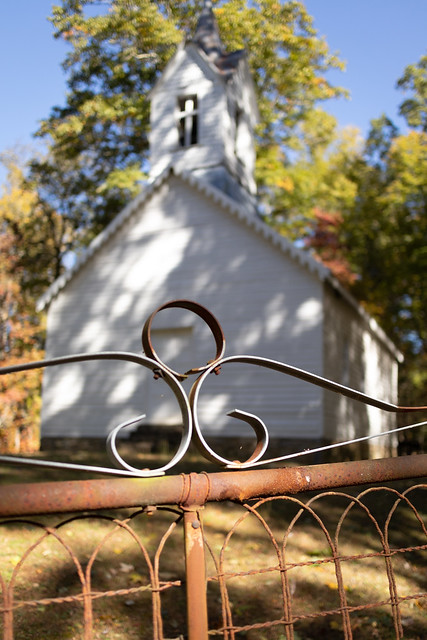 Happy Fence Friday! Little Cataloochee Church, Great Smoky Mountains National Park