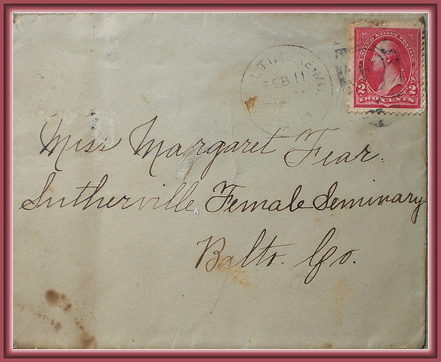 Letter to Miss Margaret Fear 1896