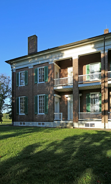 Side Elevation, Waveland (Joseph Bryan House) — Lexington Vicinity, Fayette County, Kentucky
