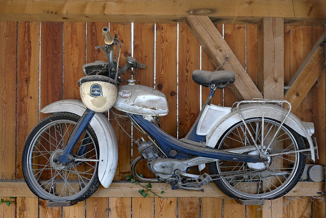 Altes NSU-Moped