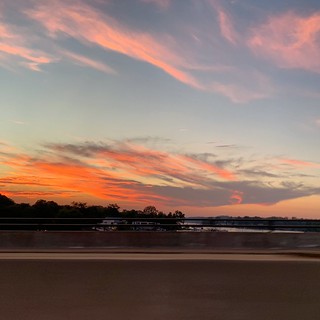 2018.277 #tbt to yesterday and this beautiful #sunset in Edgewater #maryland #southriverbridge
