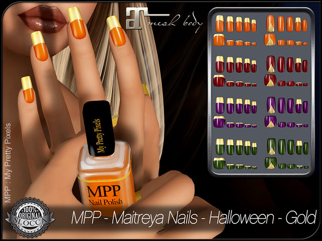MPP Maitreya Nails - Halloween Gold