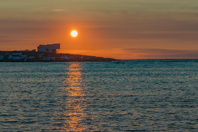Fogo Island Inn - The sunset view from Joe Batt's Arm