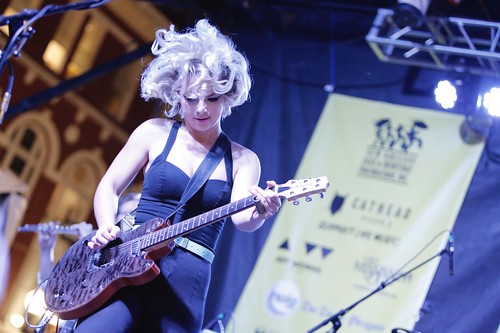 Samantha Fish headlines Day 1 of Crescent City Blues & BBQ Fest - 10.12.18. Photo by Michele Goldfarb.