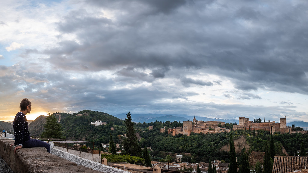 Sunrise over the Alhambra - Granada - Travel photography