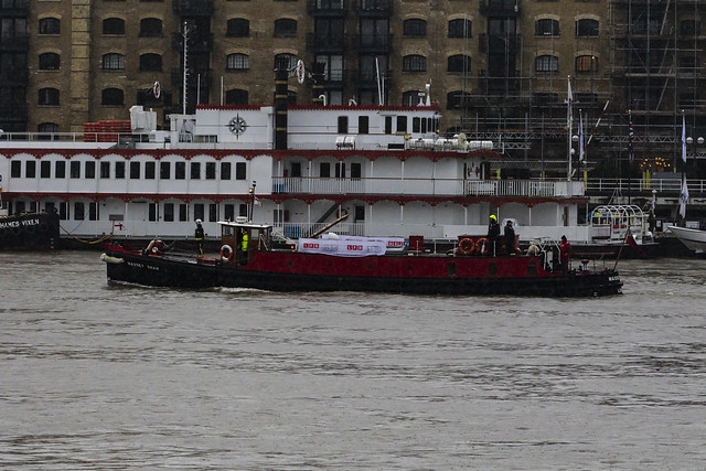Massey Shaw on the Thames
