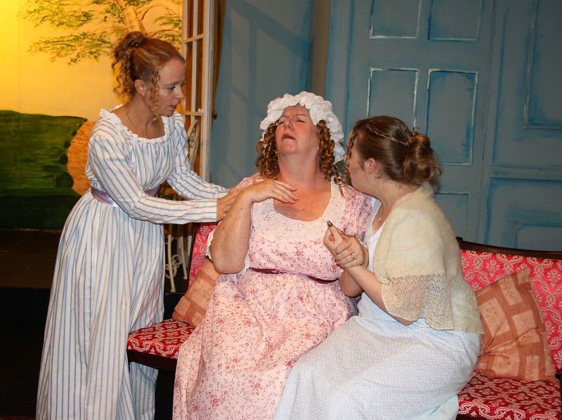 Pride Mrs B distressed with Lizzie and Charlotte