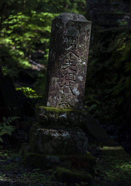 Tombstones in Koya-San (Japan)