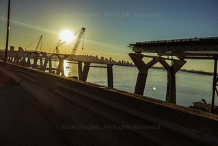 New Champlain Bridge Construction, Mobile Phone Photography - Montreal, Quebec, Canada, 2018