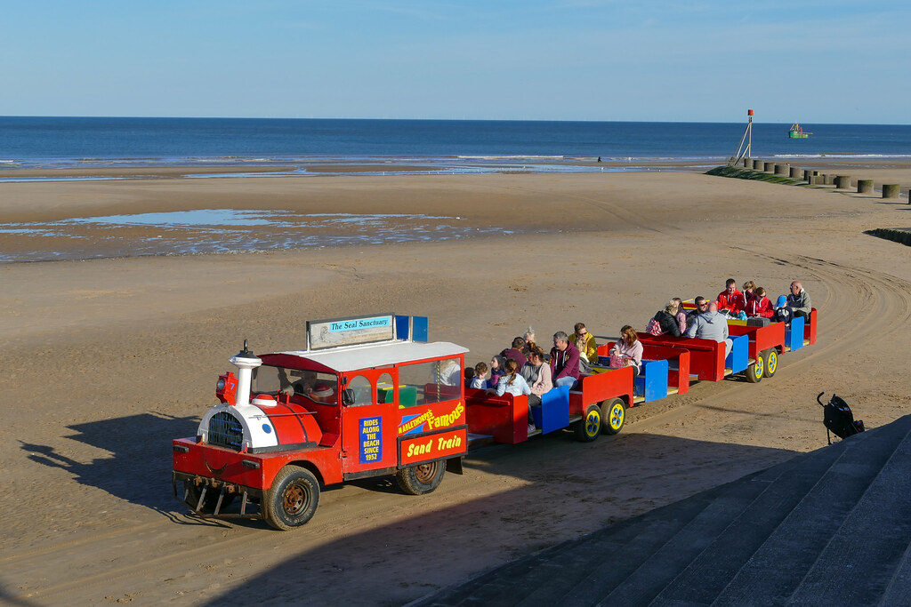 And the train now departing Mablethorpe Central Beach............