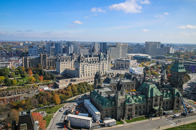 View of Ottawa from the Peace Tower
