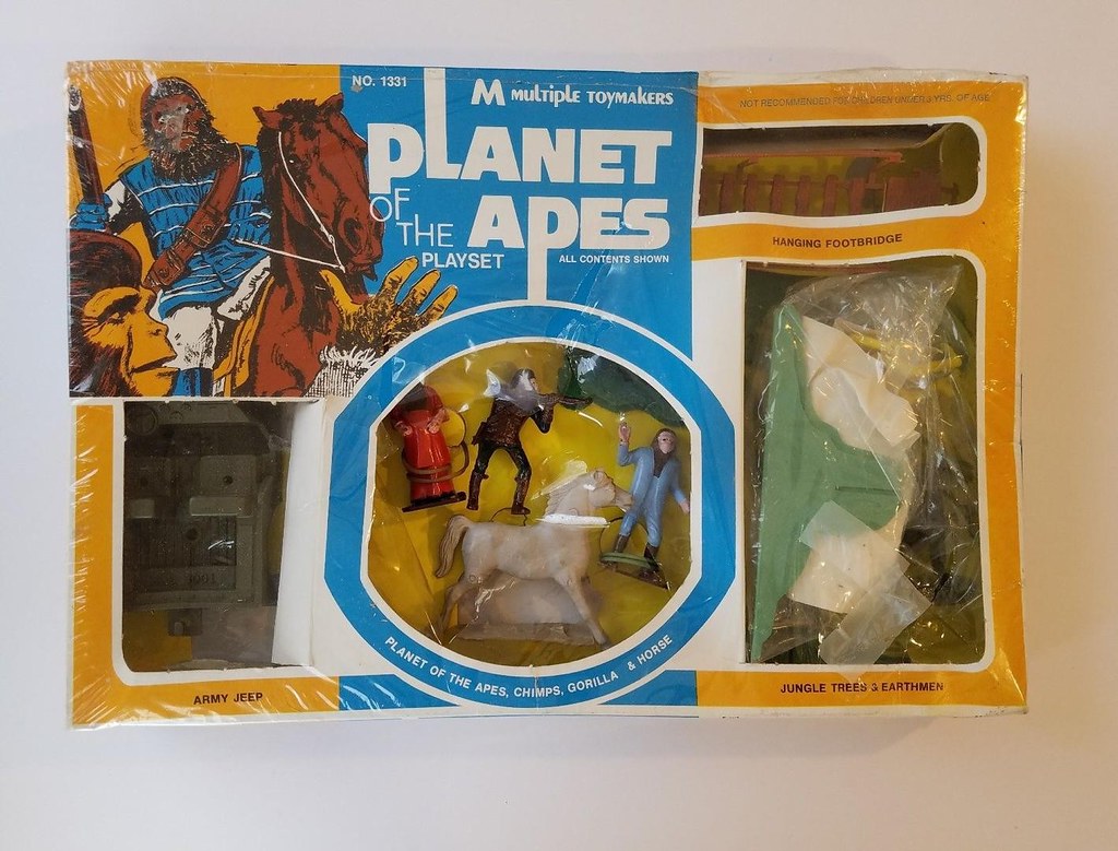 1974 Planet of the Apes TV Show Playset