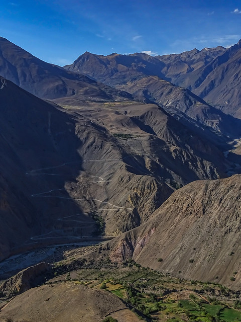 Cañón de Rapay, al oeste de Cajatambo.