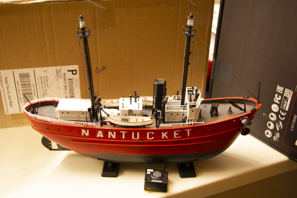 A display model of the Nantucket Lightship