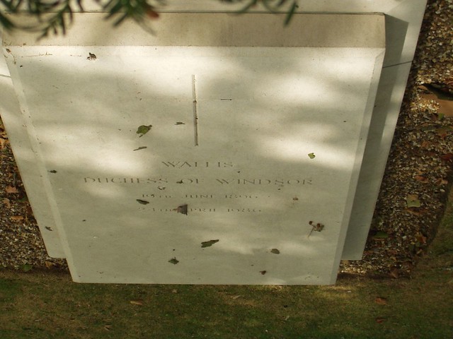 The grave of the Duchess of Windsor