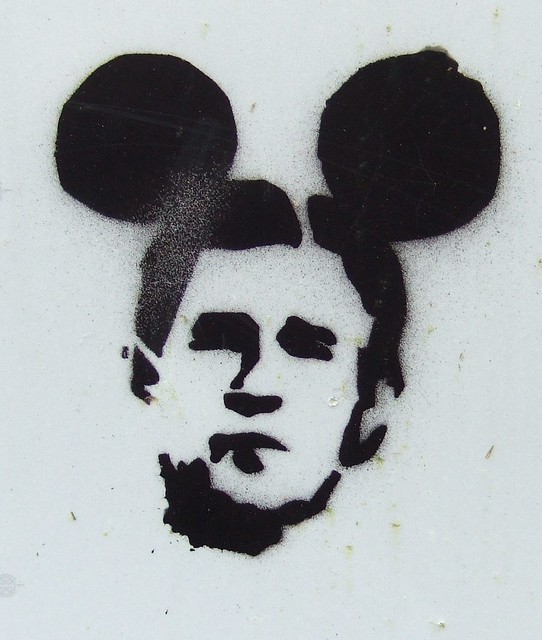 Bush mouse graffiti