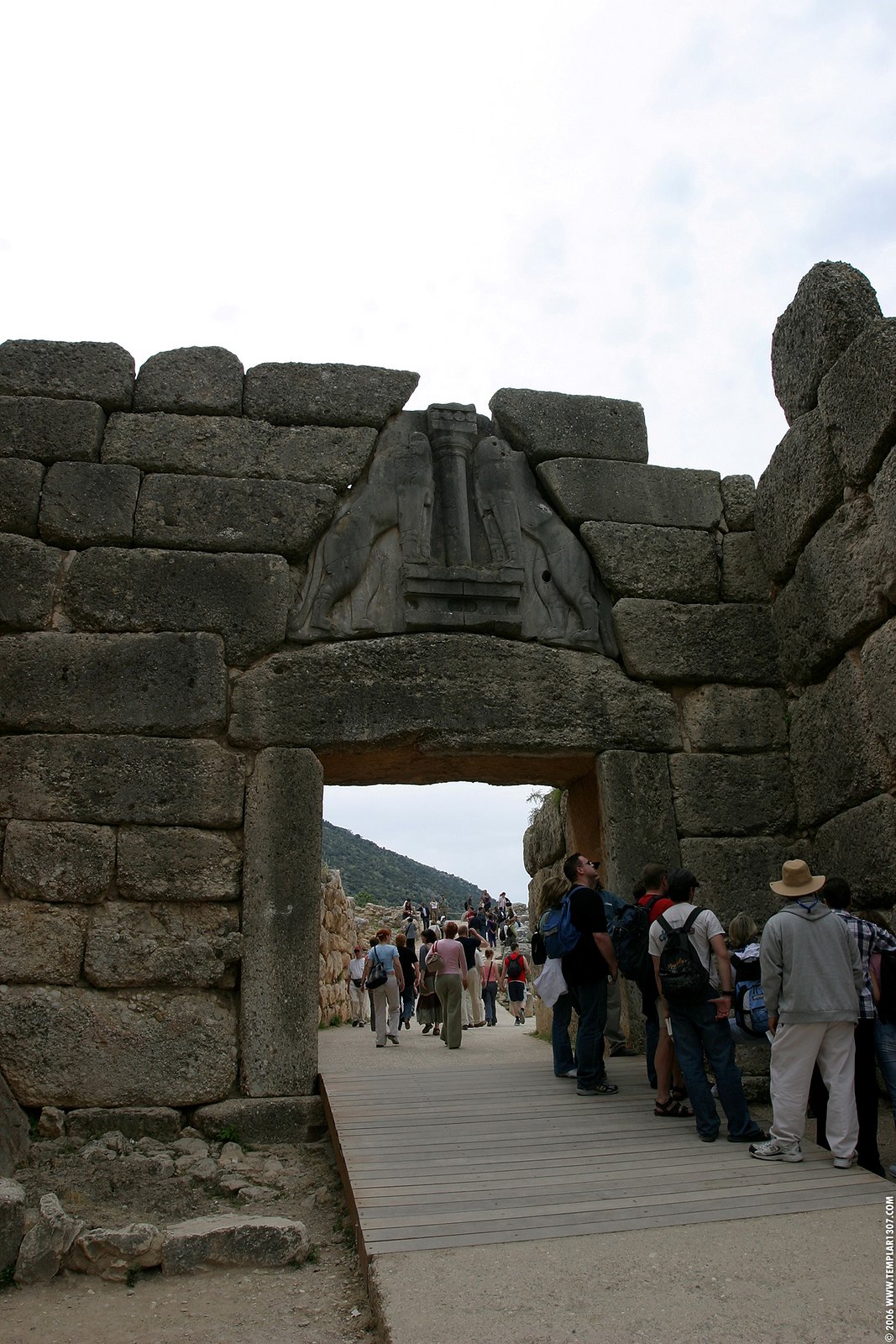 GR06 0135 The Lion Gate -  Mycenae