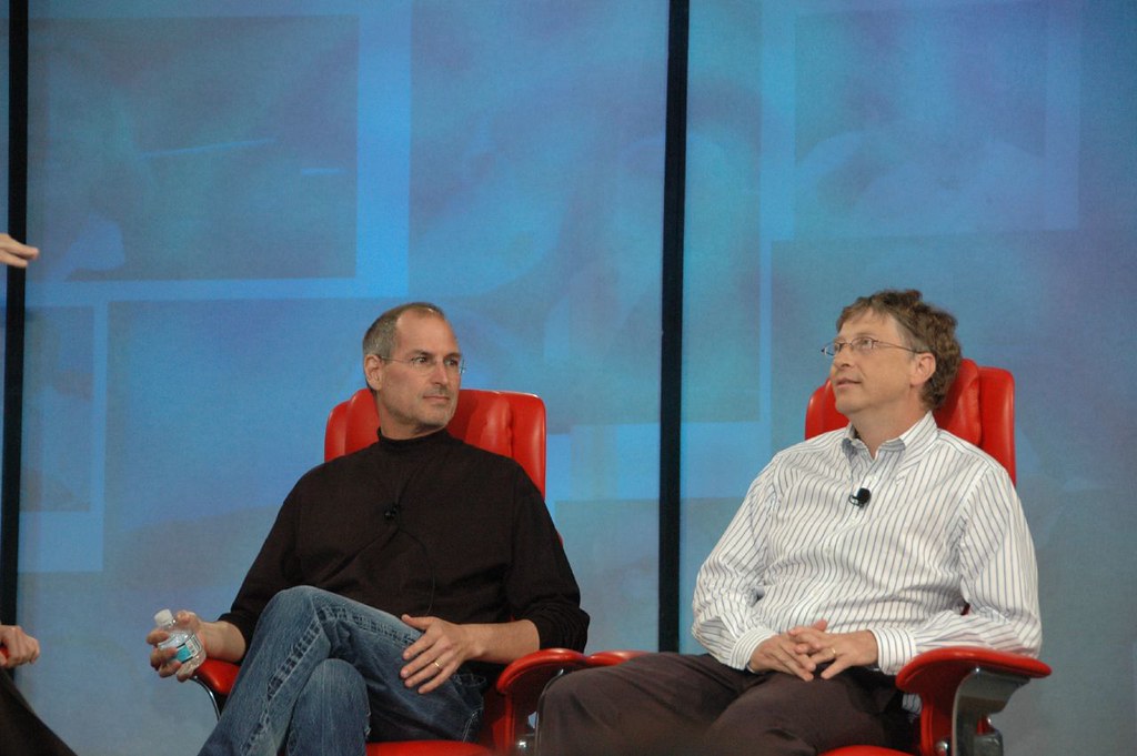 Steve Jobs, Bill Gates | Dan Farber | Flickr