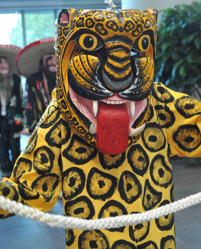Jaguar Mask Dancer Puebla Tecuane