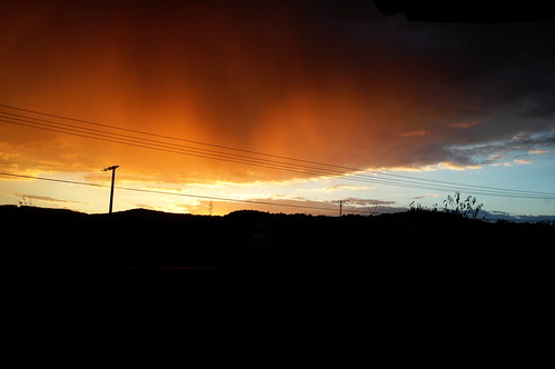 Clouds and sunset - Oblaci i Zalazak Sunca by fototeca51, Stepanje - Srbija