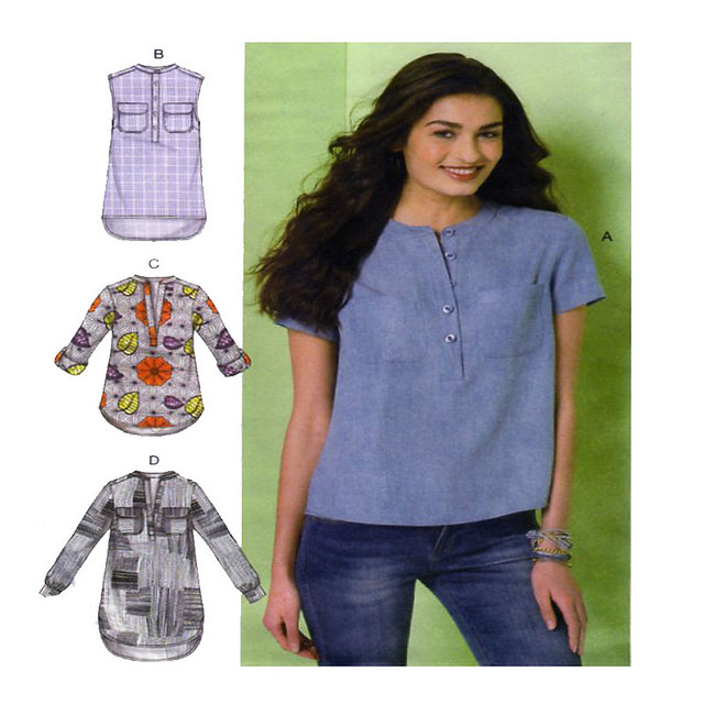 McCalls 7360 pull over top sewing pattern