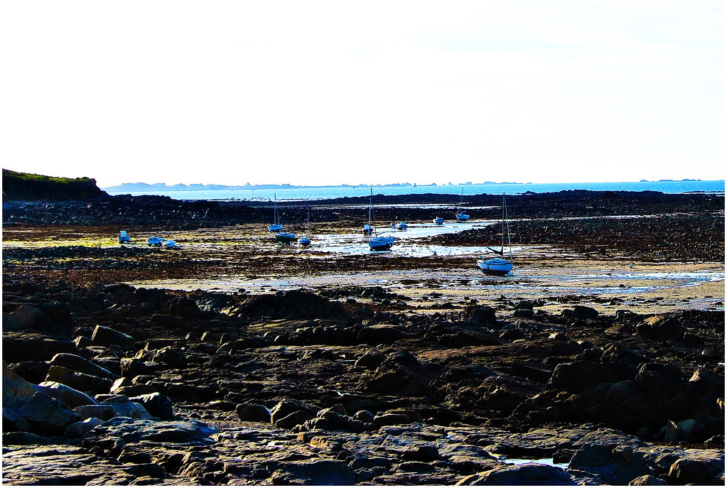 La Plage à Marée Basse Larmor Pleubian Bretagne Flickr