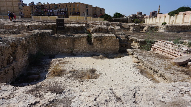 The Piscina ('The Pool'), the Pompey’s Pillar, Alexandria, Egypt.