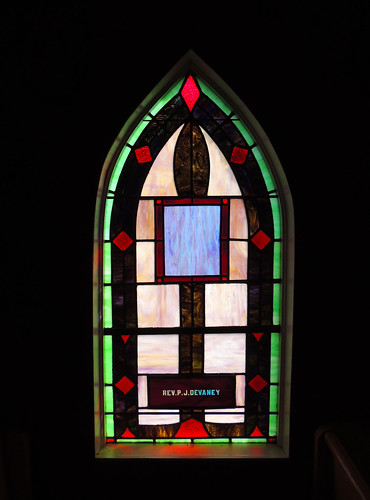 stained glass church religion small religious buildings structures tiny silver lake west virginia wv preston county roadside attractions america georgeneat patriotportraits neatroadtrips roman catholic scenic landscapes