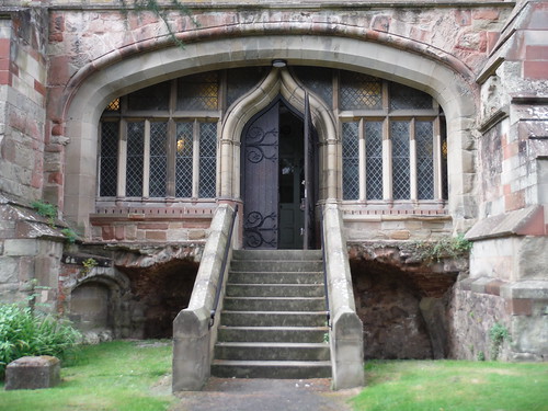 Side Entrance of St. Mary and St. Michael, Malvern SWC Walk 324 The Malvern Hills (Great Malvern Circular or from Colwall)